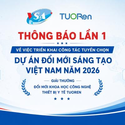 Thông báo số 1 về việc triển khai công tác tuyển chọn Dự án Đổi mới sáng tạo Việt Nam năm 2026
